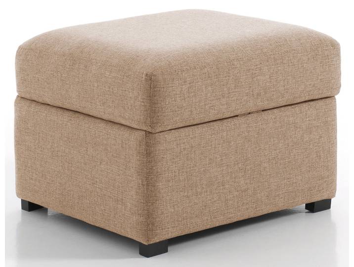 Pouf carré, Beige