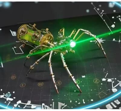 Uplift Picks DIY Mechanical Spider Metal Model Kit Cyberpunk 3D Puzzle spider B