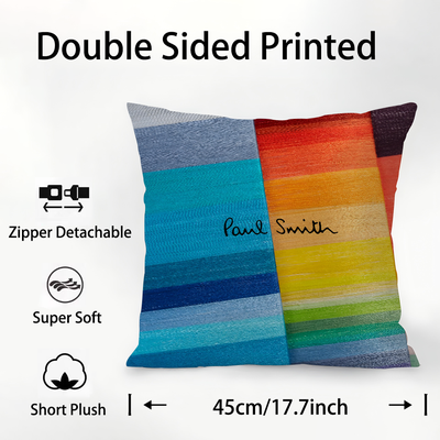Perfect Picks Market "Luxury Plush Double Sided Throw Pillow Cover For Sofa And Bedroom Decor z2 17.72"" 17.72"" Inches"