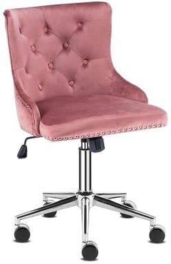 Np Liftable swivel velvet office chair