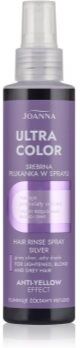 Joanna Ultra Color Hair Rinse Silver Spray pigmento para cabelo tom Silver 150 ml. Ultra Color Hair Rinse Silver Spray