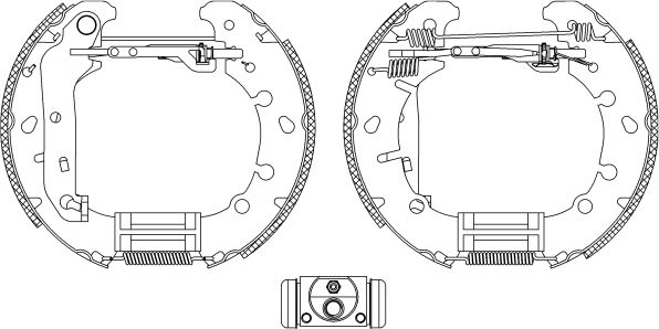 Textar Bremsbackensatz Shoe Kit Pro 84057301 Für Ford Mazda
