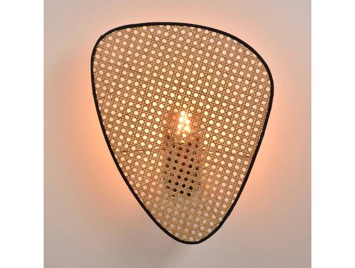 Applique murale Screen, hauteur 42 cm, naturel, rotin - MARKET SET - Salon / séjour - Design - Bois