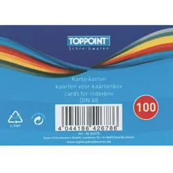 Stylex Karteikarten DIN A8, liniert, 150g/m2, weiß, 10000 Stück