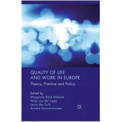 Quality of Life and Work in Europe, Fachbücher
