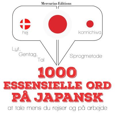 1000 essentielle ord på japansk - JM Gardner, Audio, 9782821127623