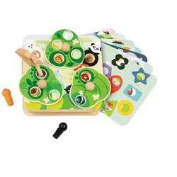 Tooky Toy: Fang den Wurm – Holzspielzeug
