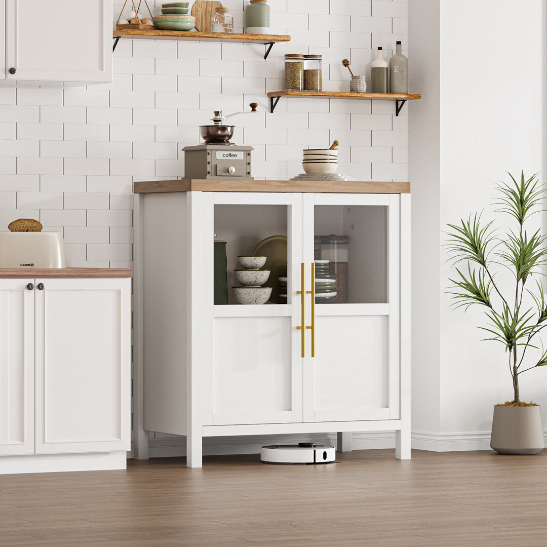 Brambly Cottage 46 cm W Sideboard White 16.5cm H X 46cm W X 94cm D