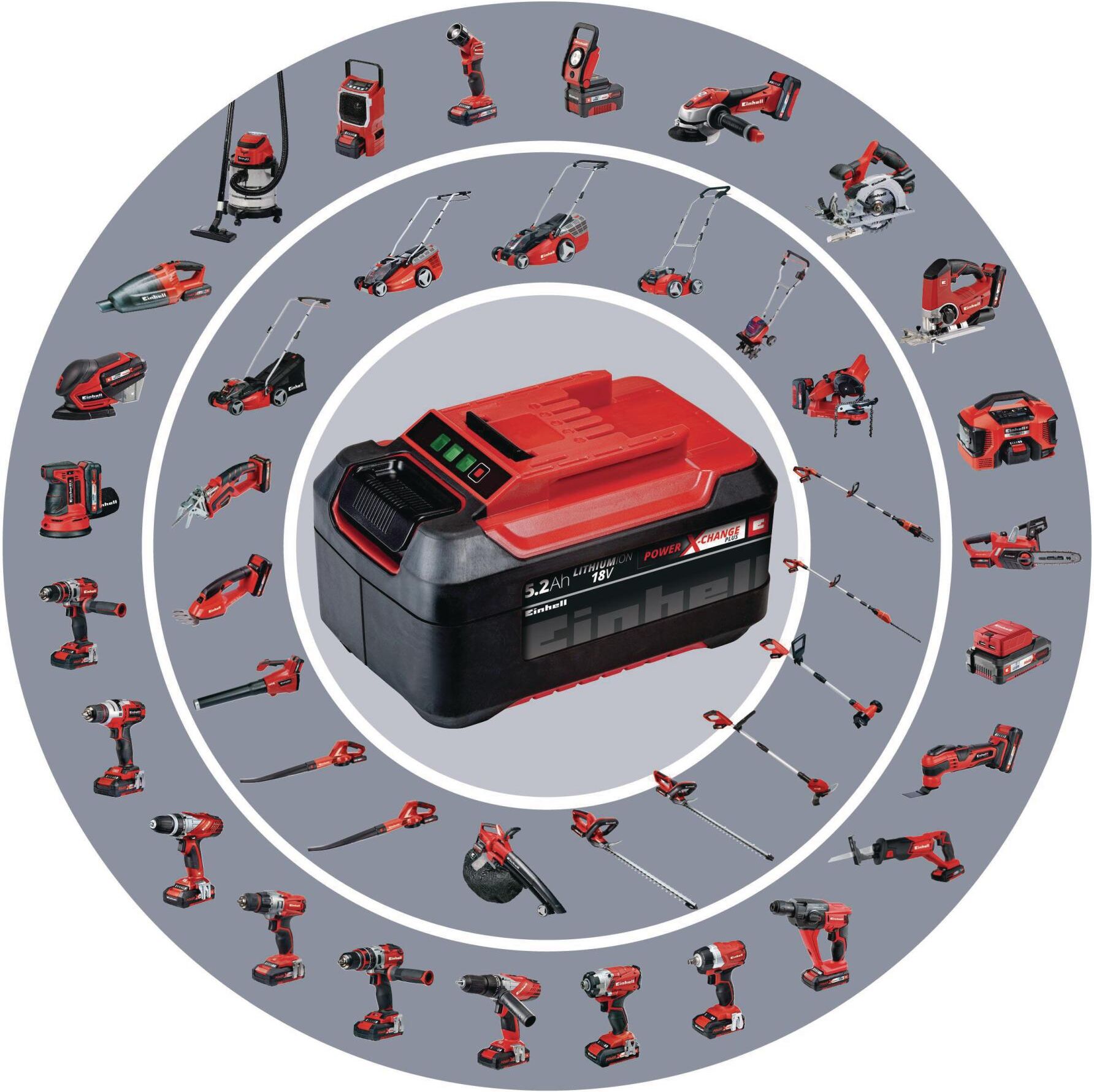 EINHELL Nass-Trocken-Akkusauger "TC-VC 18/20 Li S Solo", bunt (rot, silberfarben), Akkusauger, Nass-Trocken-Akkusauger rot, silberfarben Einheitsgröße