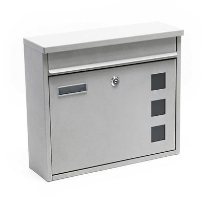 Helloshop26 - Design-Wandbriefkasten silberverzinkter Stahl 16_0000076