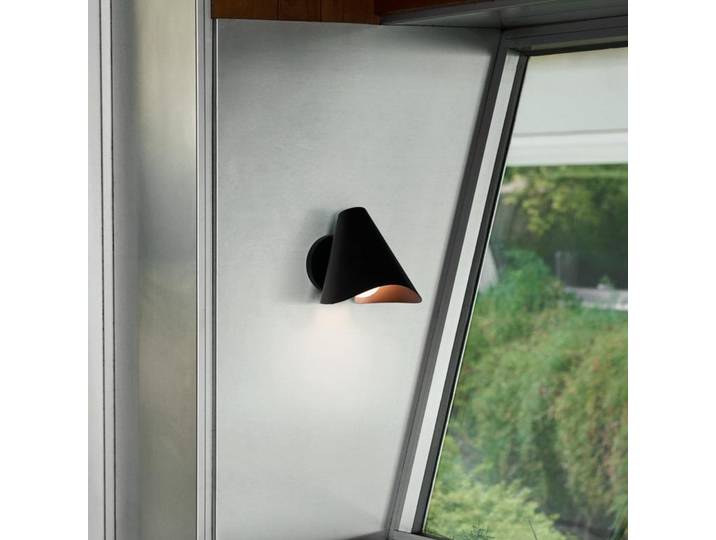 Applique murale Bonnet SC103 Noir - &Tradition - Salon / séjour - Moderne - Aluminium - À ampoule unique