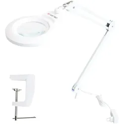Wetec, Arbeitsleuchte, Lupenleuchte 436-B, rund, mit Dimmerfunktion (1200 lm)
