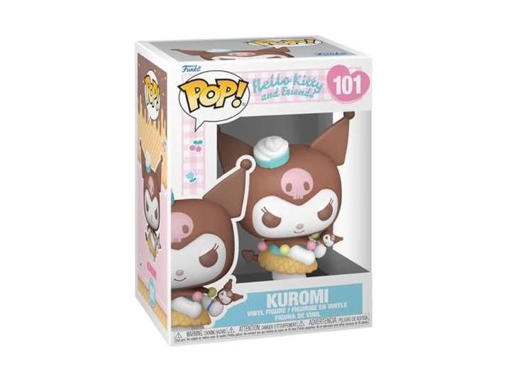 Hello Kitty Hello Kitty and Friends - Kuromi (Ice Cream) vinylfiguur 101 Funko Pop! meerkleurig
