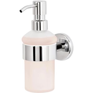 Bremermann Seifenspender LUCENTE, 6770000, zur Wandmontage, satiniertes Glas, 200ml