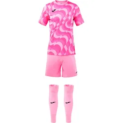JOMA New Area Trikot, Shorts + Sleeve-Stutzen Set 030 - fluorrosa S