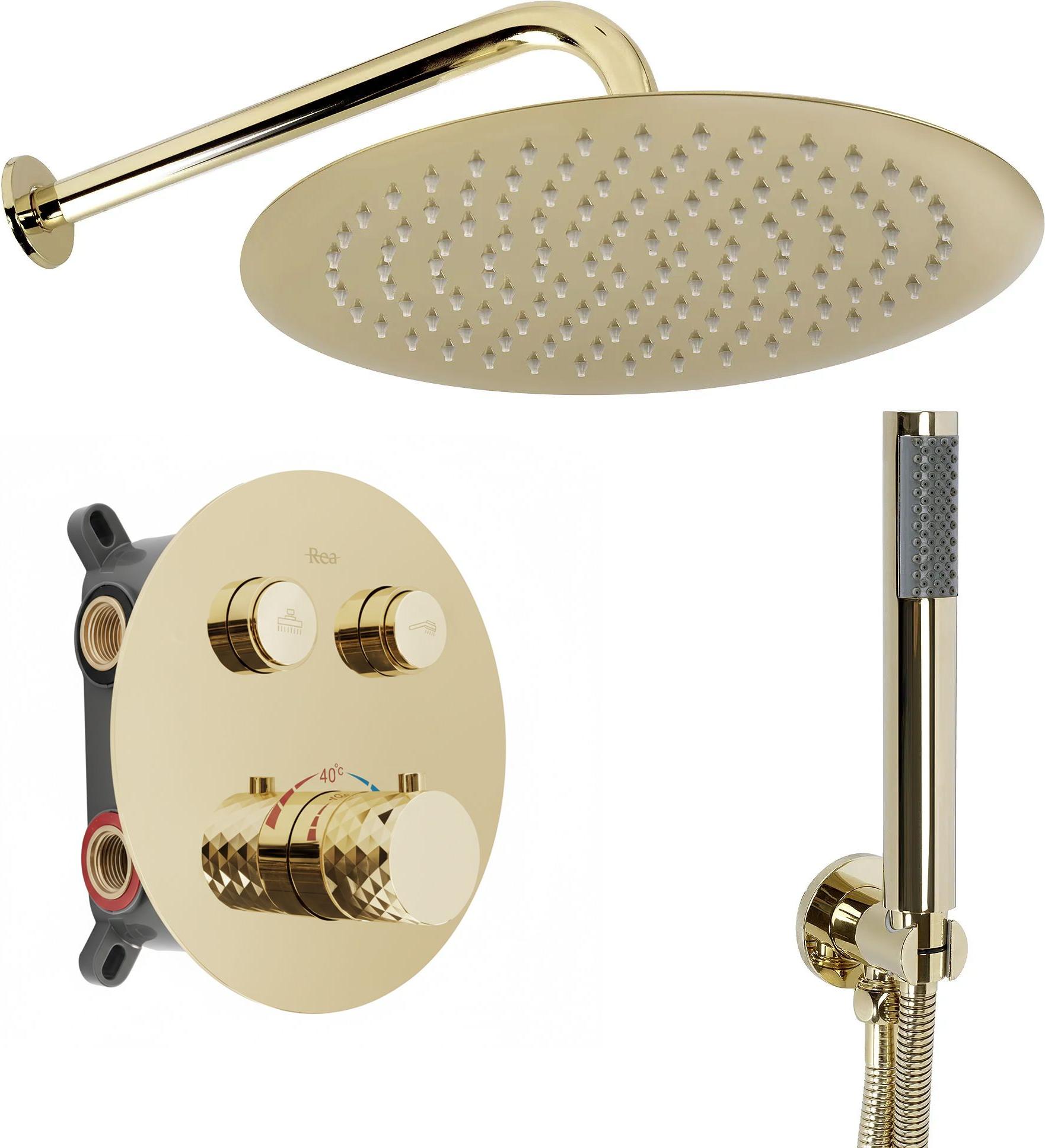 Duschset Rea Lungo Diamond Gold