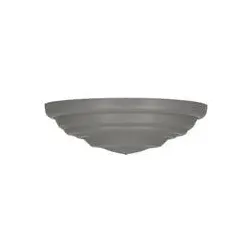 Bailey Deckenkappe Kunststoff groß zementgrau RAL7033