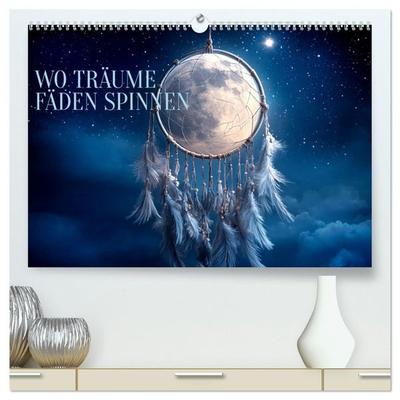 Wo Träume Fäden spinnen (hochwertiger Premium Wandkalender 2027 DIN A2 quer), Kunstdruck in Hochglanz