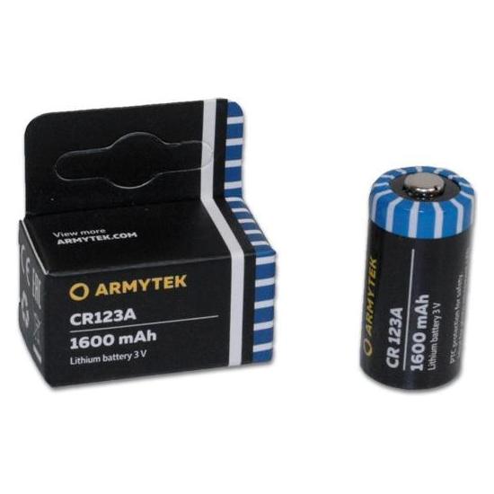 ArmyTek CR123A 1600 mAh Lithium-Batterie (1 Stk., CR123A, 1600 mAh) (A00102)