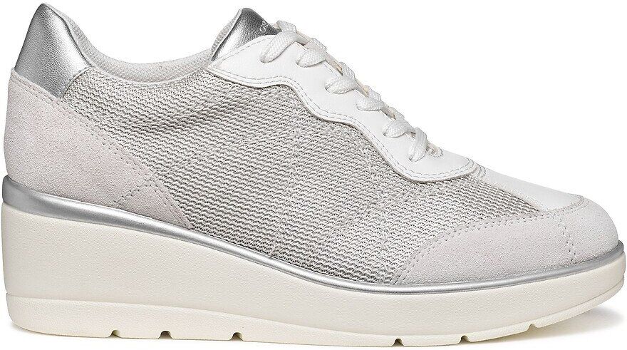 GEOX Baskets compensées en cuir Ilde