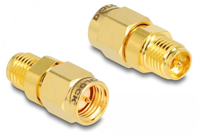 Delock 89839 Adapter RP-SMA Buchse naar SMA Stekker