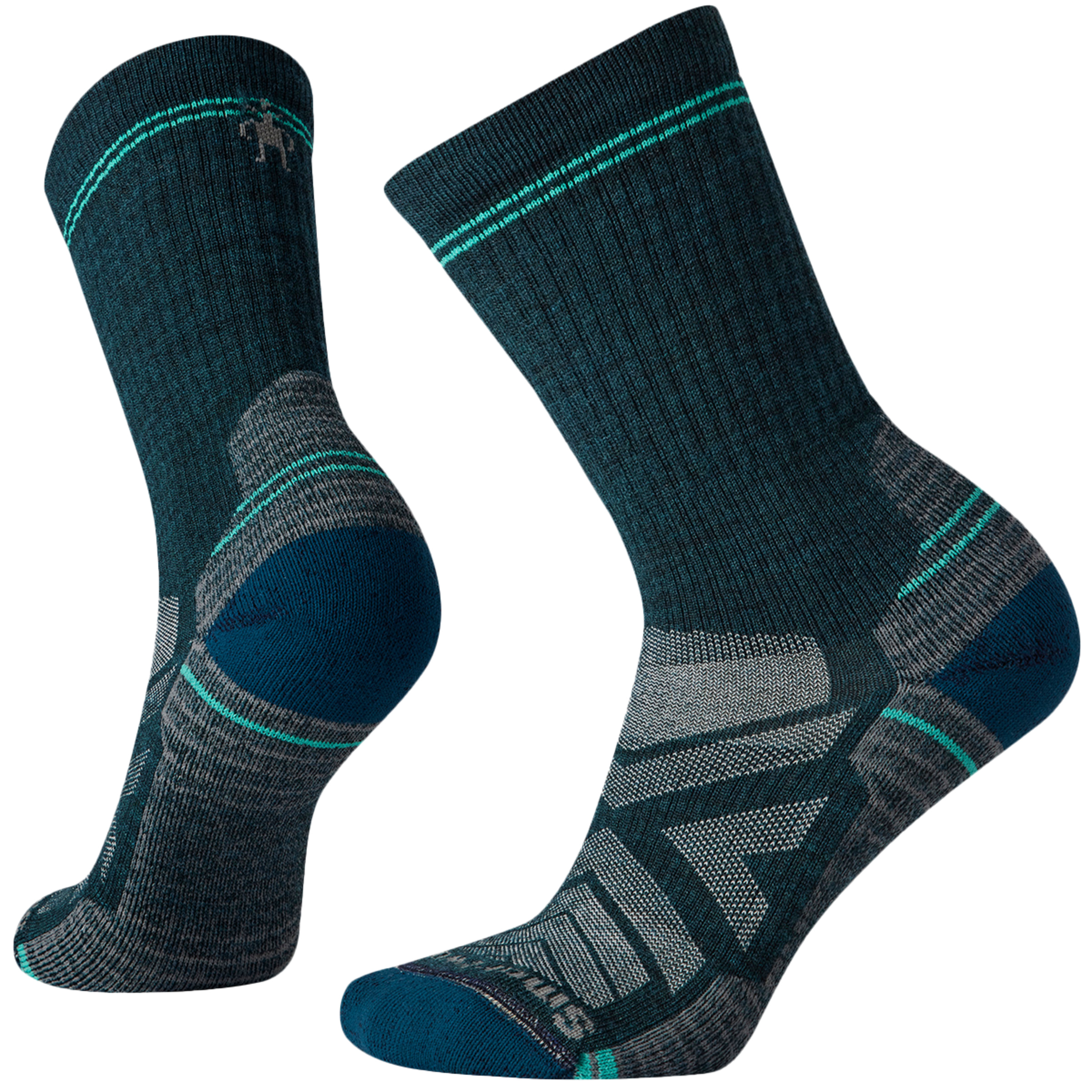 Smartwool Hike Light Cushion Damen Wandersocken blau Größe 42 Trekking Atmungsaktiv Merinowolle