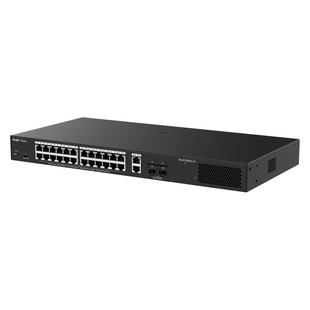 Ruijie RG-ES228GS-LP 28-Port-Gigabit-Smart-Cloud-verwalteter PoE-Switch (28 Ports) (RG-ES228GS-LP)