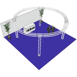 ALUTRUSS Traversenset QUADLOCK 6082 Kreis 6,6x3,5m