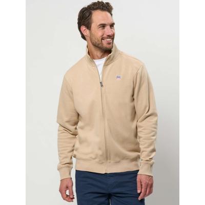 Rundhalspullover VINSON "VINSON Pullover VMSully", Herren, Gr. XXL, humus, Obermaterial: 80% Baumwolle, 20% Polyester, Pullover Rundhalspullover