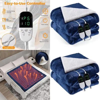 Inspired Finds Queen Size Electric Heated Blanket 84x90 With 6 Heat Levels Auto Off Washable Cozy Bed Warmer Queen Size Electric Heated Blanket 84x90 With 6 Heat Levels Auto Off Washable Cozy Bed Warmer