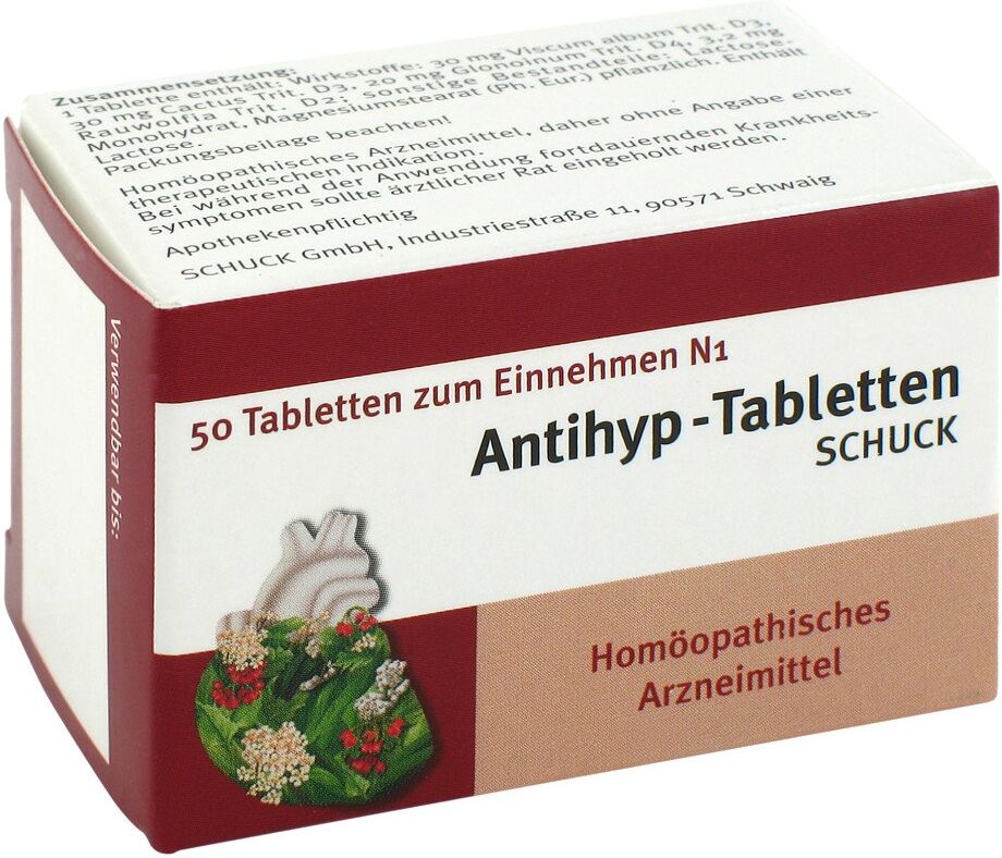 Antihyp Tabletten Schuck 50stk