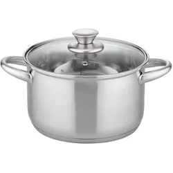 GSW Kasserolle Ø 24 cm, Pfanne + Kochtopf, Silber
