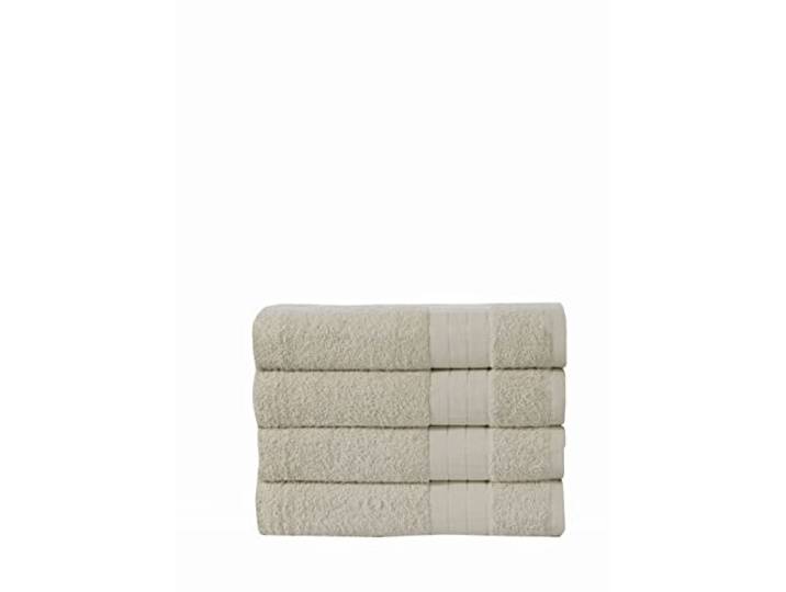 Good Morning! Muller Textil Frottee Handtuch, Duschtuch Set 4 x Handtuch 50 x 100 cm Stone