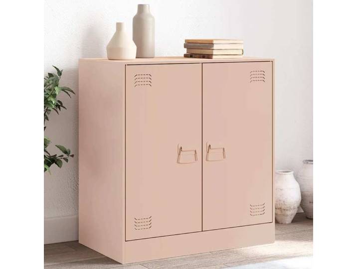 Rose Buffet rose 67x39x73 cm acier - Meuble Rangement LV36402