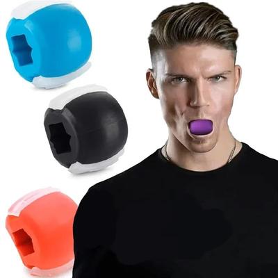 Uplift Essentials Silicone Jaw Exerciser Facial Fitness Ball purple