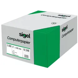 Sigel, Kopierpapier, DIN-Computer paper (3000 Blätter, 70 g/m2)