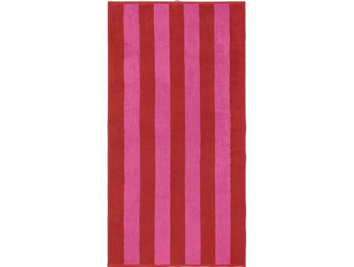 Erwin Müller Liegetuch Walk-Frottier rot-pink Größe 90x180 cm