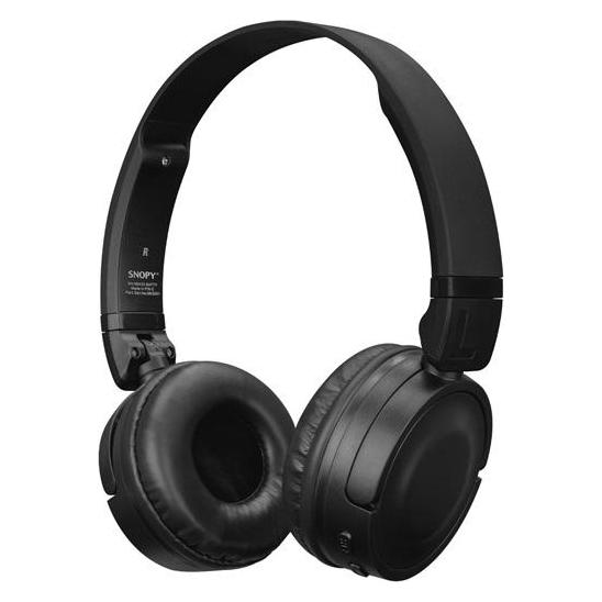 Grupo Erik Snopy SN-XBK33 Batty Bluetooth-Headset - Schwarz - TF-Kartenunterstützung - Mikrofon (Kabellos) (PERRAMSN-XBK33BATTYF)