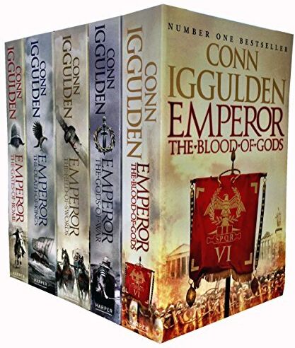 HarperCollins Emperor Series by Conn Iggulden 5 Books Collection Set Paperback - Historical Fiction Julius Caesar Roman Saga for Adults -