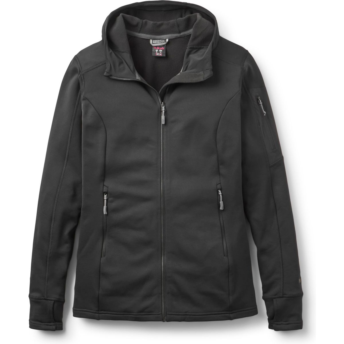Rab Modulus Hoody Wmns black (BLK) 10 QFG-16-BLK-10