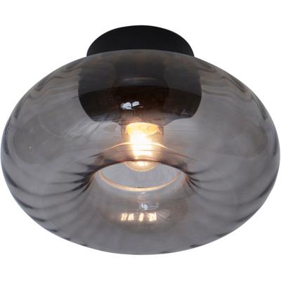 IT'S ABOUT ROMI Deckenleuchte "BRUSSELS", grau (rauchglas), 1, Ø 27cm, 1 Stk., Leuchten, Ist Wandleuchte c.q Deckenleuchte und kommt mit Kabel, Deckenleuchte