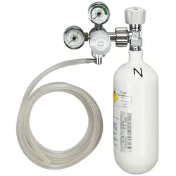 Sauerstoff-Gerät mit Sauerstoff-Flasche 0,8 Ltr. leer