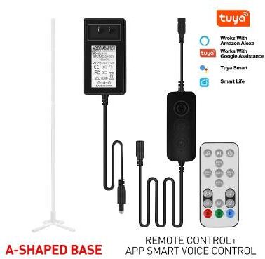 Uplift Picks LumiRise 200CM Tuya Smart RGB Corner Floor Lamp white A (wifi) 160cm (63 Inch) us