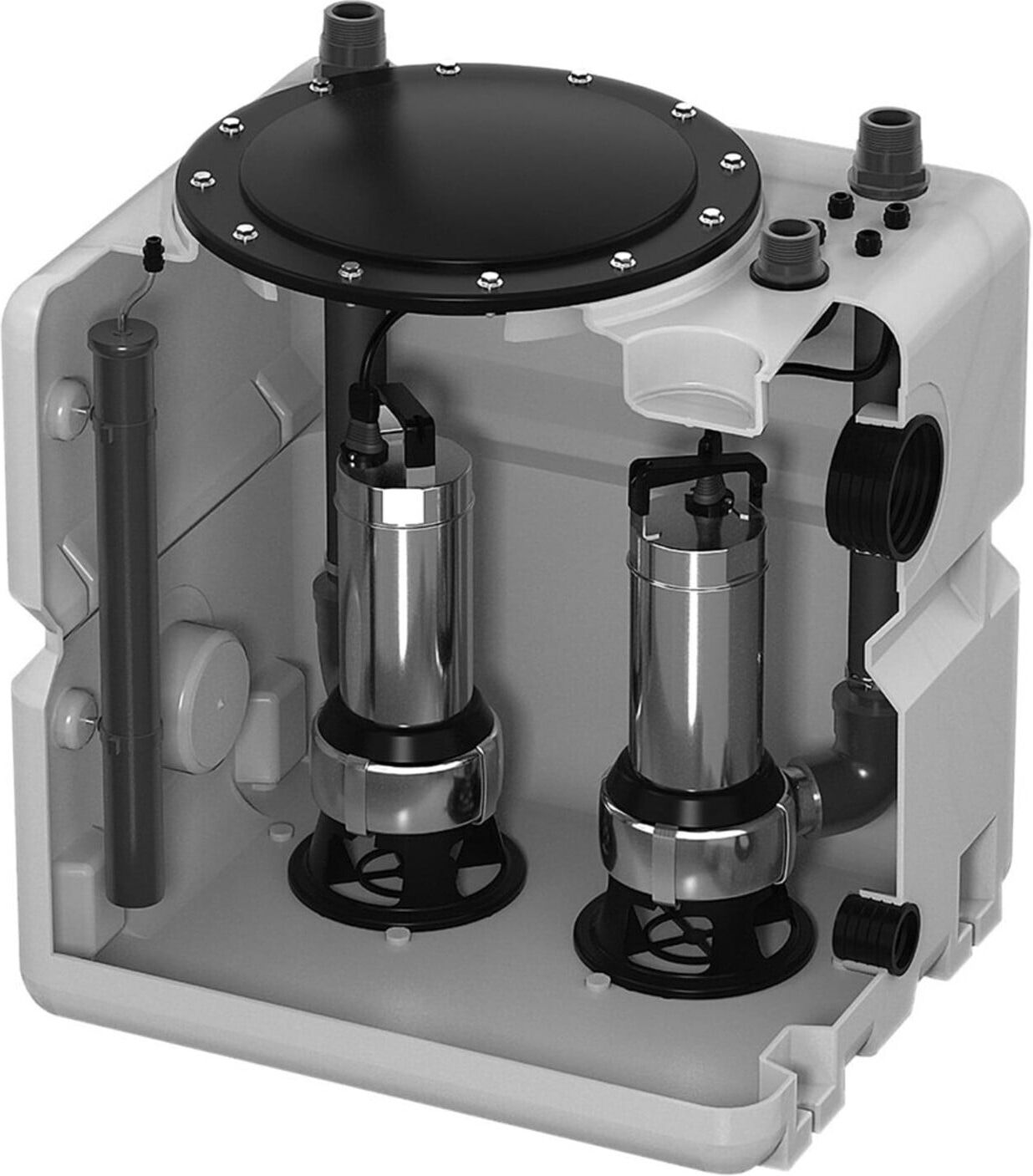 Grundfos Behält. DUOLIFT 270.50.AP35/50B 270 l (97642388)