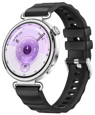 Everyday Crate Huawei Watch GT 6 5 4 41mm Silicone Watch Band Quick Release Soft Replacement Strap black