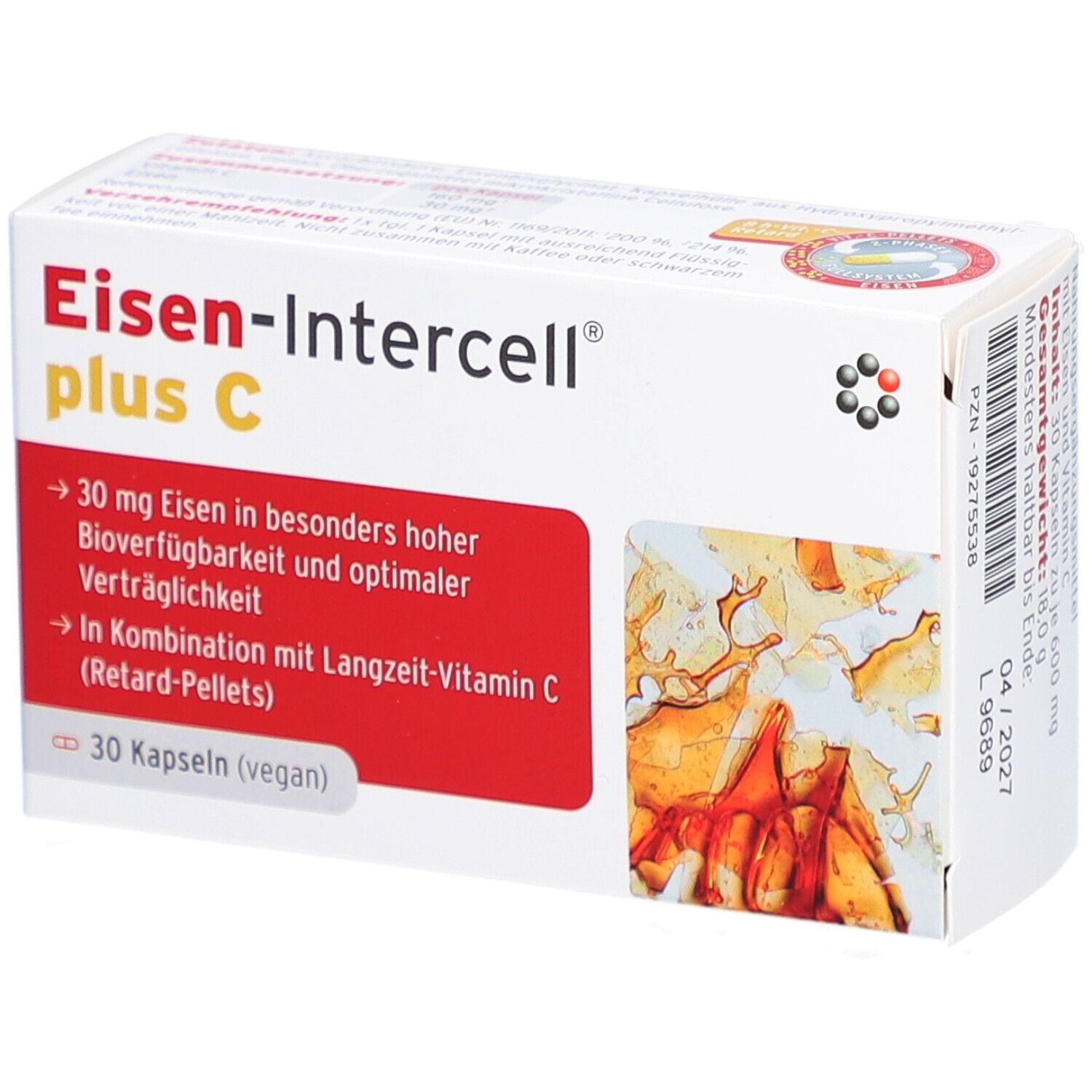 Eisen-Intercell plus C magensaftresistente Kapseln 30 St magensaftresistent