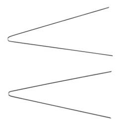 KS Tools 500.1383 Mercedes Zündschloss Demontage-Nadel-Werkzeug Ø 1,25 mm, 2-tlg