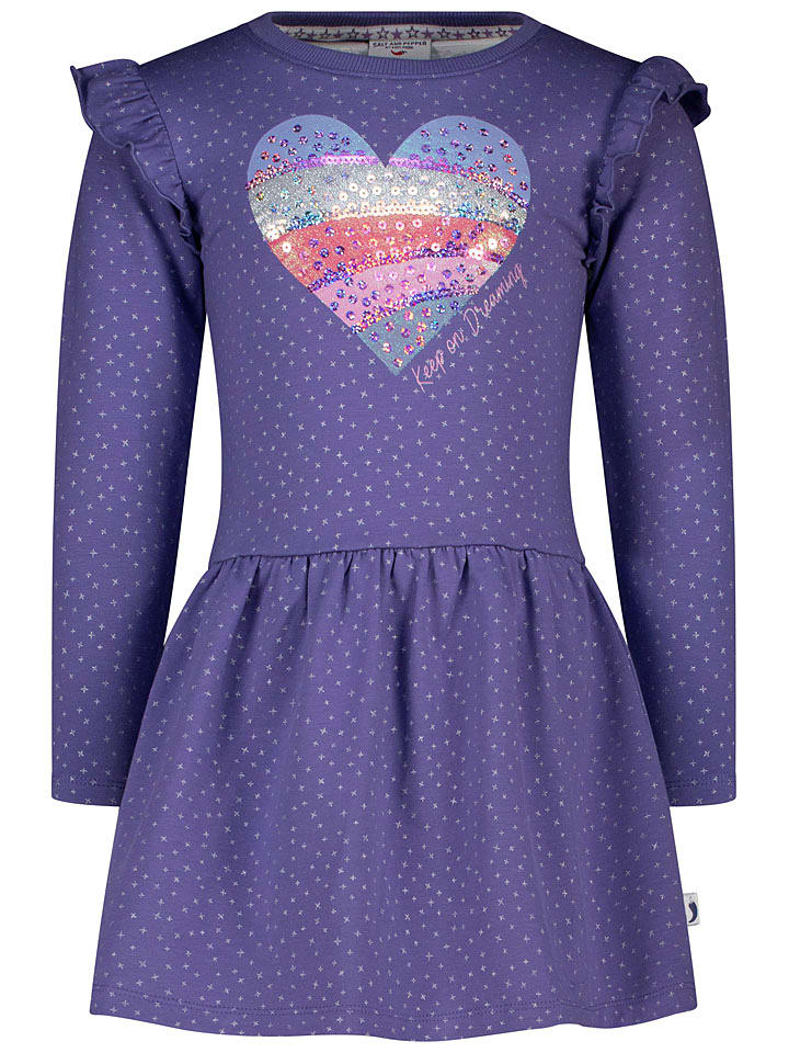Salt and Pepper Kleid in Lila - 104