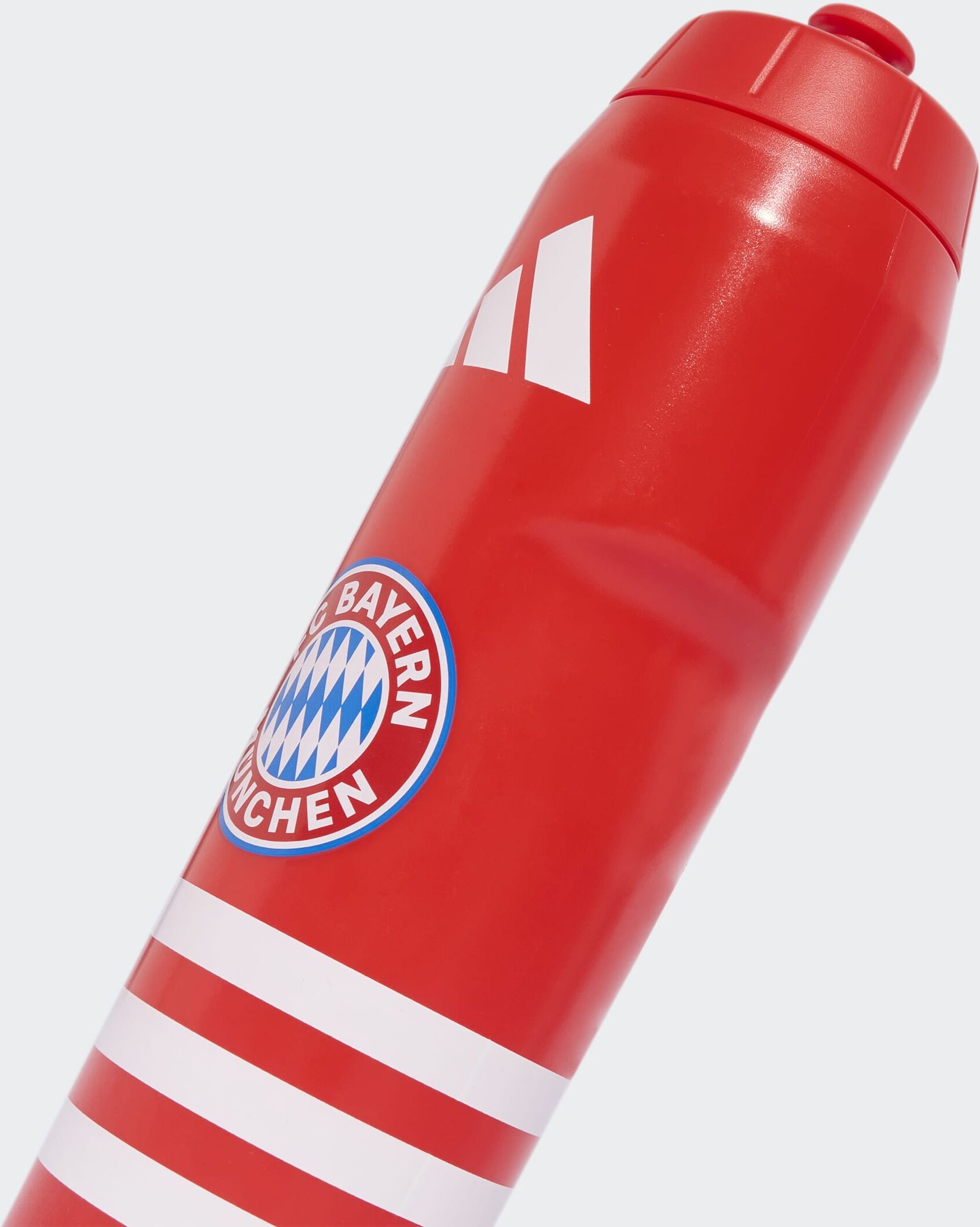 Trinkflasche ADIDAS PERFORMANCE "FC BAYERN MÜNCHEN HEIM", rot (rot, weiß), Trinkflaschen Trinkflasche, für Erwachsene