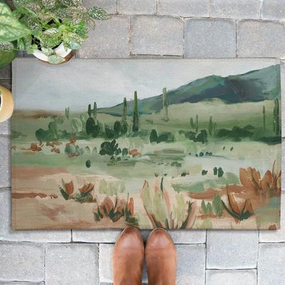 Laural Home Cactus Field Outdoor Door Mat